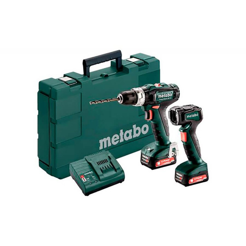 Дриль акумуляторна ударна METABO PowerMaxx SB 12+ULA (601076900)